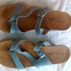 Marina Luna Platform Sandals - Size 9.5